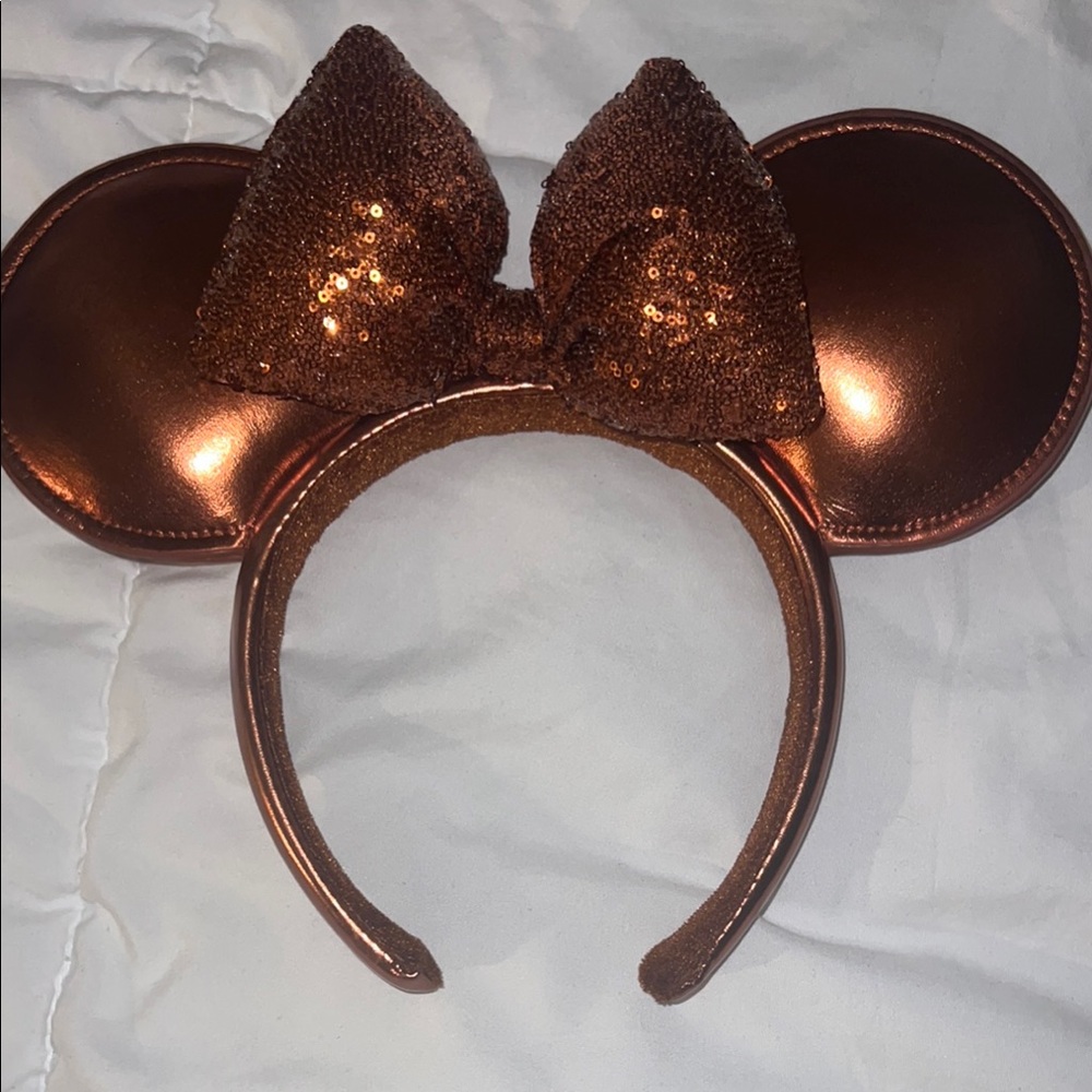 Disney Copper Minnie Mouse Ears Headband